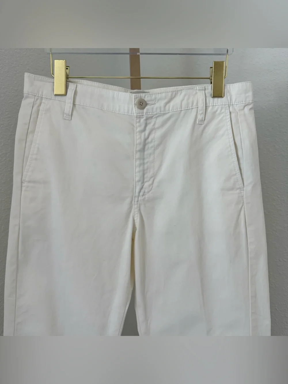 J.Crew Slouchy Boyfriend Chino Pants Women’s 27 Reimagined Ivory/Cream Straight